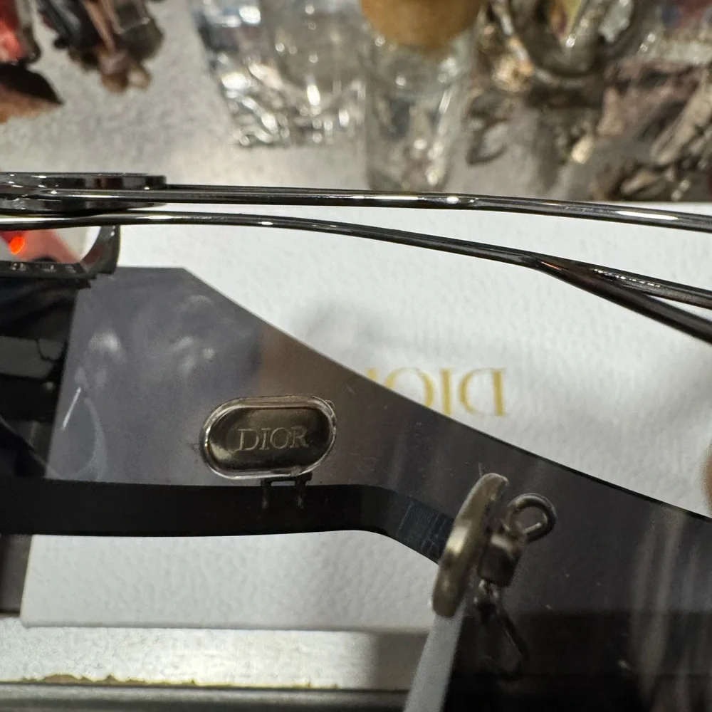 Dior Black Oversized Sunglasses - Picture 3 of 7